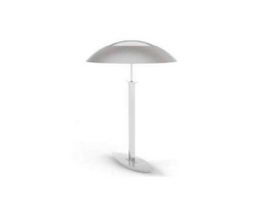 Modern metal table lamp 3d model preview