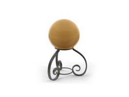 Ball table lamp 3d preview