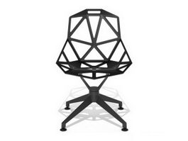 Leisure outdoor chair 3d model preview