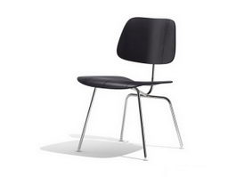 Ray Eames DCM metal dining chair 3d model preview