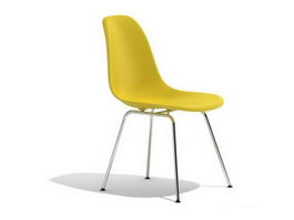 Ray Eames DSX plastic dining side chair 3d preview