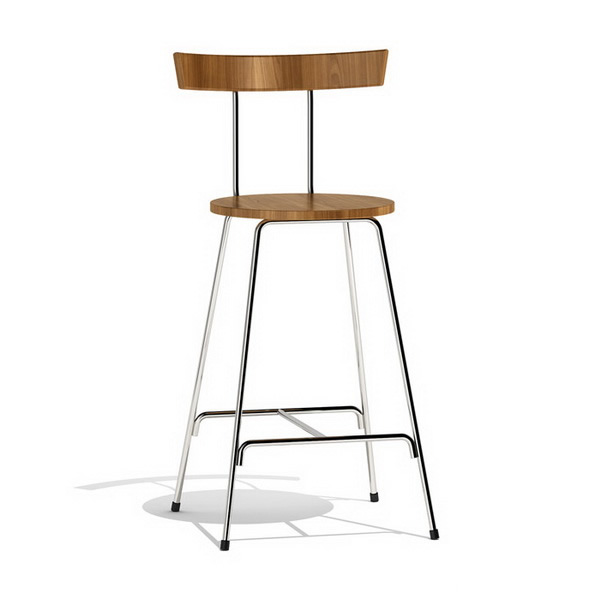Norman Cherner konwiser stool 3d rendering