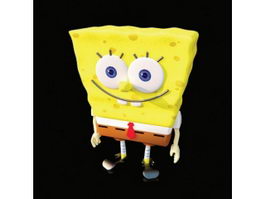 Cartoon toys sponge bob 3d model preview