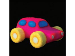 Baby toy plush car 3d preview
