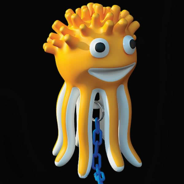 Inflatable toy octopus 3d model 3dsmax files free download