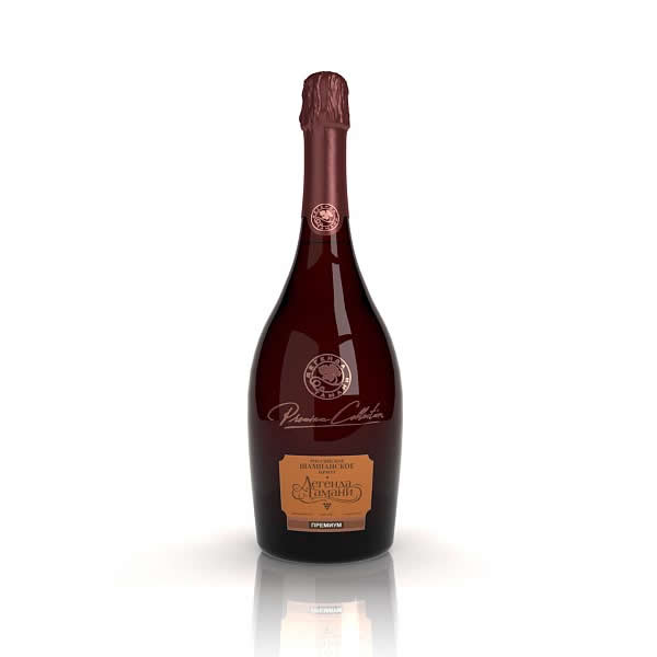 Grand champagne 3d rendering