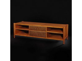 Chinese furniture wooden TV table 3d preview