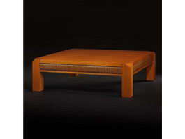 Chinese style coffee table 3d model preview