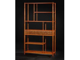 Antique display cabinet 3d preview