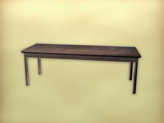 Chinese traditional furniture tea table 3d rendering