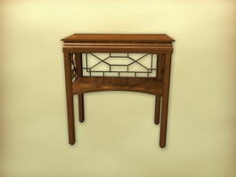 Chinese furniture antique side table 3d preview