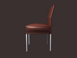 Modern luxury restaurant chair 3d model preview