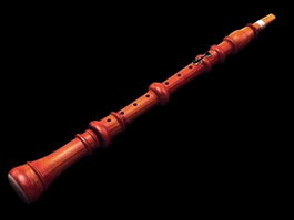 Wood Clarinet 3d preview
