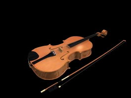 Viola 3d model preview