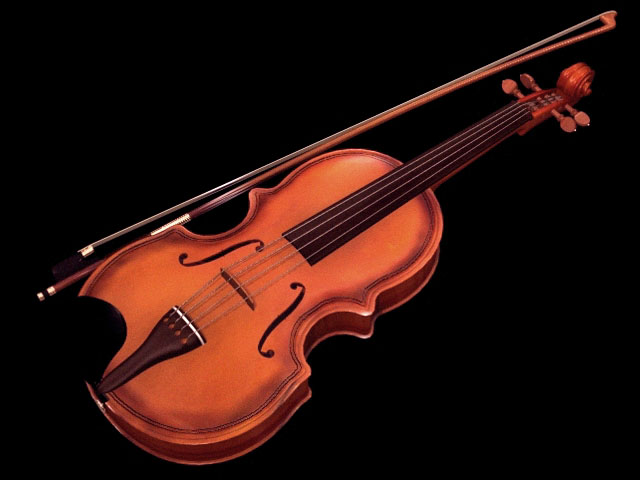 Fiddle Violin 3d rendering