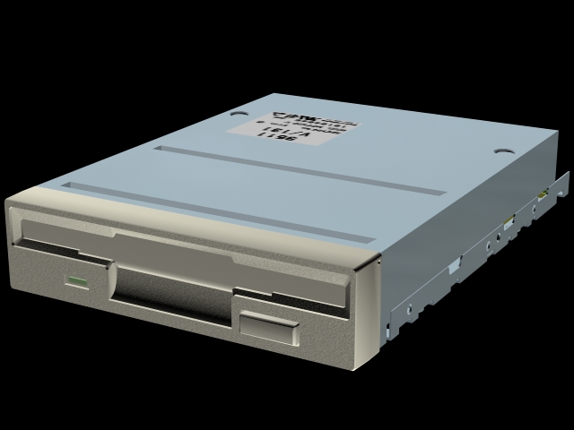 3.5 Inches Floppy disk 3d rendering