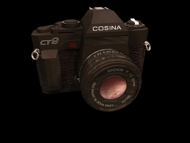 Cosina Digital Camera 3d rendering