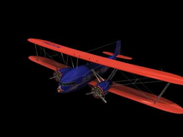Curtiss B-2 Condor Heavy bomber 3d model preview