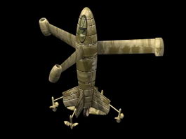 Focke-Wulf Triebflugel 3d model preview
