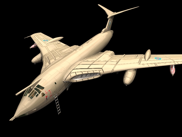 Victor K.Mk 2 strategic bomber 3d rendering