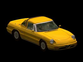 Alfa Romeo Spider 2-door roadster 3d preview