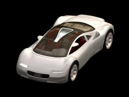 Audi Avus quattro concept car 3d model preview