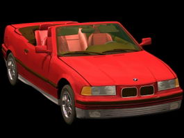 BMW 325i two-door coupe 3d model preview