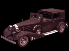 Cadillac Type 51 luxurious automobile 3d model preview