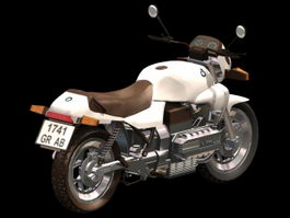 BMW K100 motorcycle 3d model preview