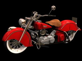 1948 Indian Chief Black Hawk 3d preview