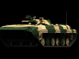 BMP-1 infantry fighting vehicle 3d model preview