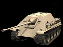 Jagdpanther Tank destroyer 3d model preview