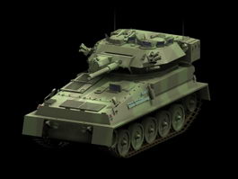 FV101 Scorpion tank 3d model preview