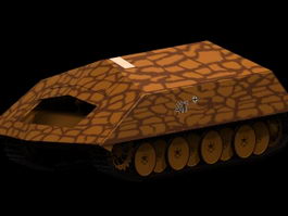 Rammtiger armed vehicle 3d model preview