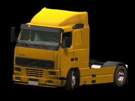 Volvo VN heavy truck 3d model preview
