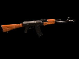 AK-74 Assault rifle 3d model preview