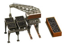 Large coaling station 3d model preview