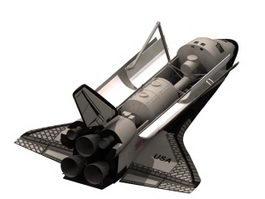 Space shuttle 3d preview