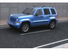 Jeep Liberty compact SUV 3d model preview