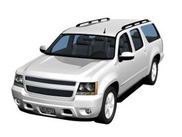 Cross-country station wagon 3d model preview