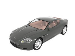 Aston Martin DB9 grand tourer 3d model preview