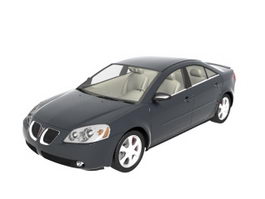 Pontiac G6 mid-size sedan 3d model preview