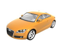 Audi TT roadster sports car 3d model preview