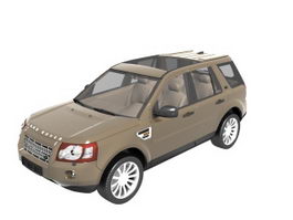 Land Rover Freelander compact SUV 3d model preview