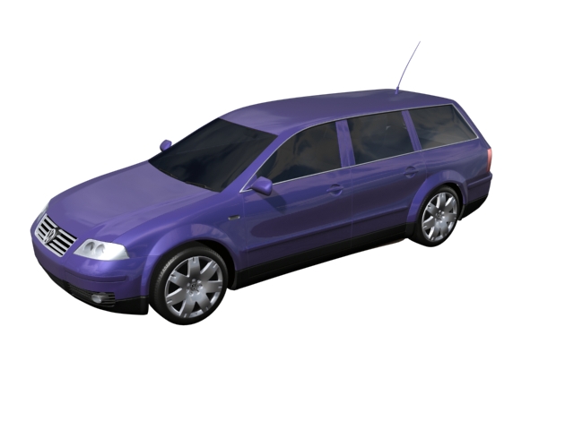 Volkswagen Passat B5 sedan 2005 3D model