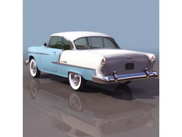 1958 Chevrolet Bel Air Coupe 3d model preview