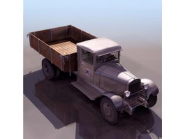 Russian ZIS-5 truck 3d model preview