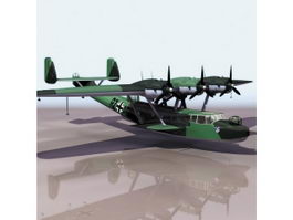 German Dornier Do 24 flying boat 3d model preview