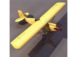 Ace Baby Ace sports aircraft 3d model preview