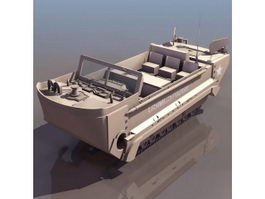 M29C Water Weasel amphibious tracked vehicle 3d model preview